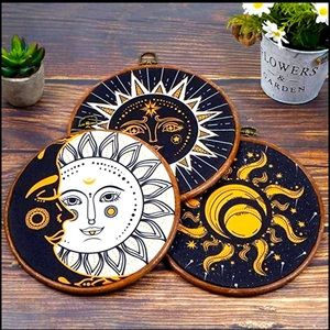 Brand new set of three hanging wall tapestries with hardware to hang included